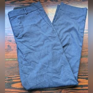 Banana Republic Ryan Fit Navy Glen Plaid Trousers – Size 8